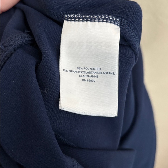 Lands End Plus Size Pull On Activewear Crop Pants Blue Women’s 2X Side Pockets - Picture 5 of 6